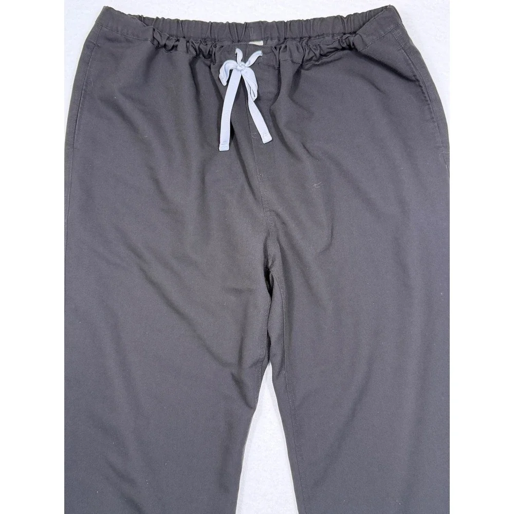 FIGS Pisco Scrub Pants Mens XXL Black Technical Collection FM4500 Drawstring